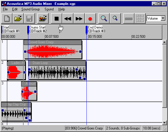  Acoustica MP3 Audio Mixer   