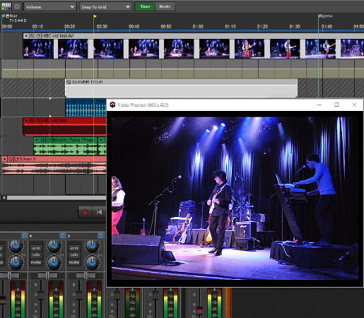 Mixcraft 8 recording software video editing